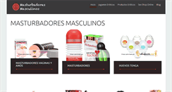 Desktop Screenshot of masturbadores-masculinos.com